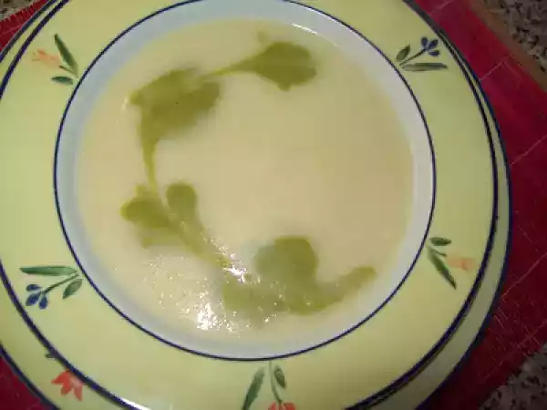 Ricetta Crema di sedano rapa e piselli