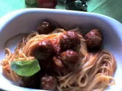 Ricetta Spaghetti con polpettine: lilli ed il vagabondo del 1955 disney