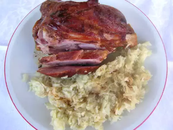 Ricetta Crauti con stinco affumicato