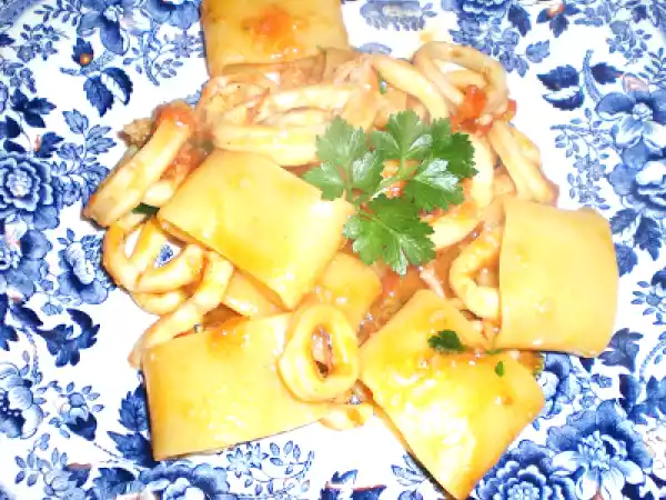 Ricetta Calamarata con variante...