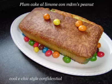 Ricetta Plum cake al limone con m&m's peanut