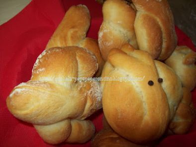 Ricetta Panconigli e colombine di pane