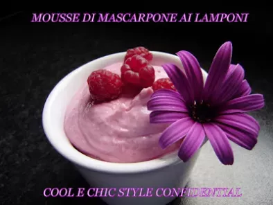 Ricetta Mousse di mascarpone ai lamponi ; dedicata al centenario del giro d' italia