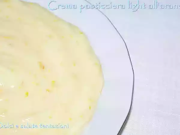 Ricetta Crema pasticciera light all'arancia