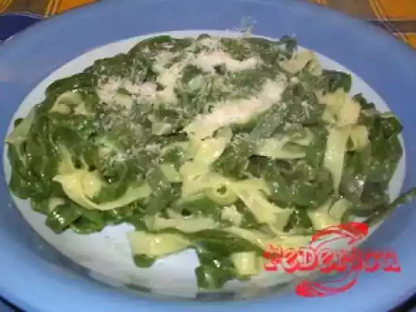 Ricetta Tagliatelle paglia e fieno!