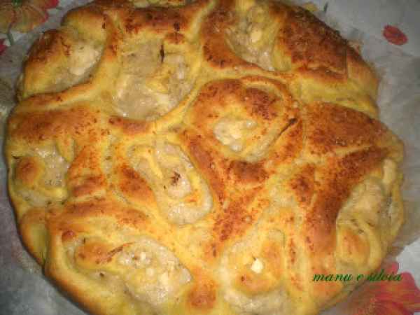 Ricetta Torta di rose con asparagi e tonno