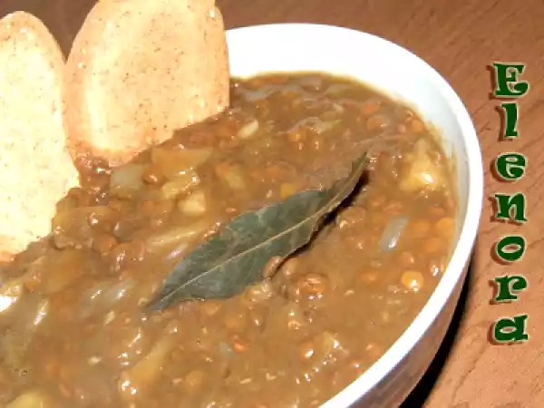 Ricetta Zuppa di lenticchie all'uvetta