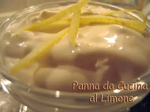 Ricetta Panna da cucina al limone
