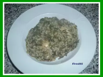 Ricetta Risotto verdotto con spinaci e mozzarella