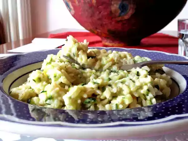 Ricetta Riso integrale thai con zucchine, gamberetti e philadelfia