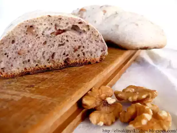 Ricetta Pane integrale alle noci e miele con lievito madre