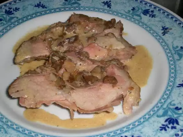 Ricetta Arrosto farcito ai funghi e prosciutto