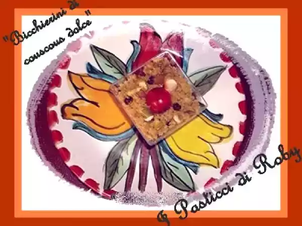 Ricetta Bicchierini di cous-cous dolce