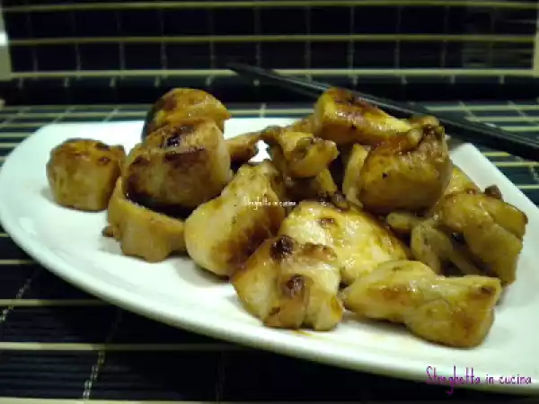 Ricetta Bocconcini di pollo con salsa di soia e zenzero