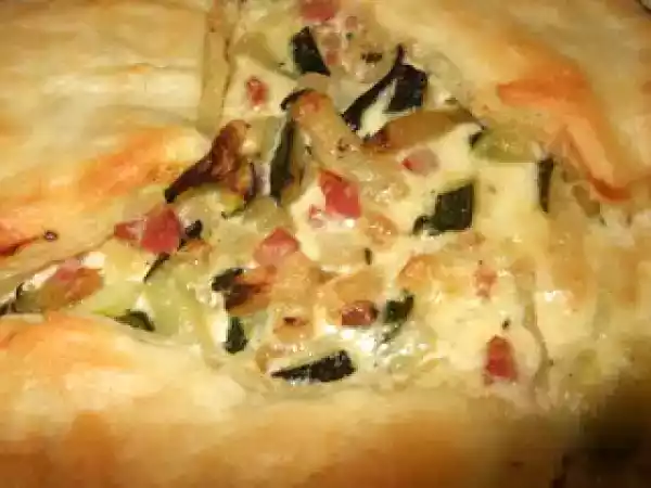 Ricetta Tortino alle zucchine e speck