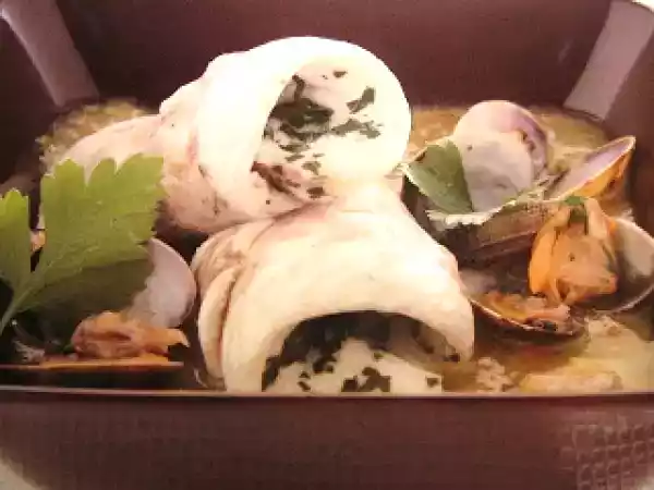 Ricetta Filetto di branzino con vongole