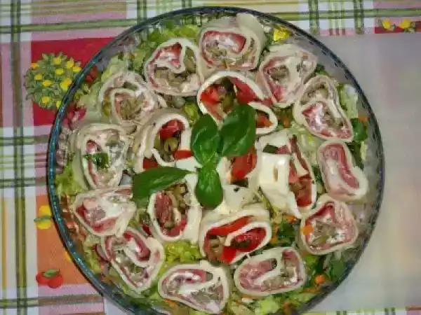 Ricetta Rotolo di mozzarella con pomodori