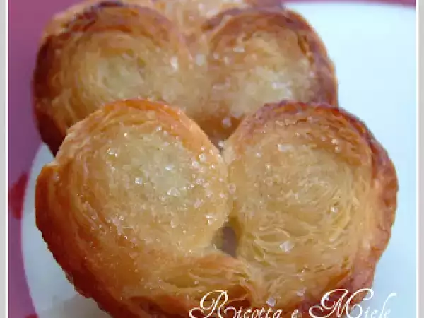 Ricetta Ventagli express con la pasta sfoglia/ palmeritas express
