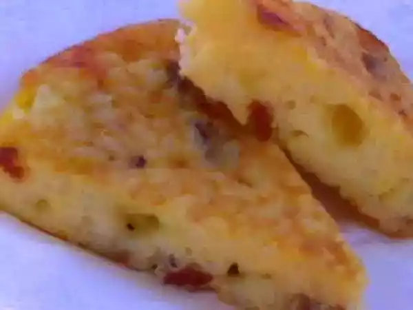 Ricetta Pranzo al mare: frittata di riso e salsiccia
