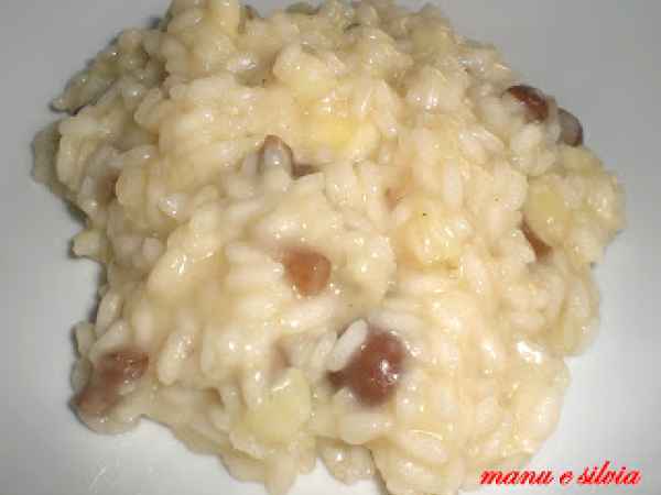 Ricetta Risotto dolce con patate, chiodini e salvia