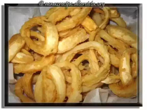 Ricetta Frittura di anelli di totano