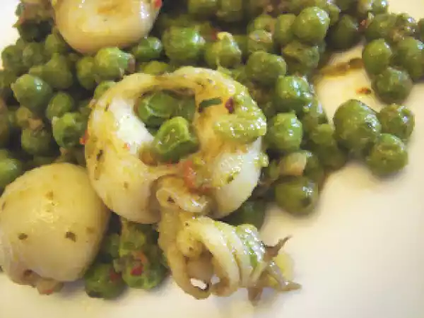 Ricetta Seppioline con piselli