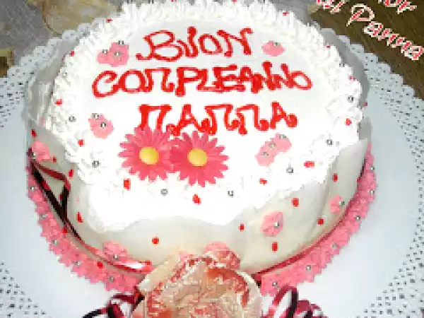 Ricetta La torta di compleanno per la mamma!