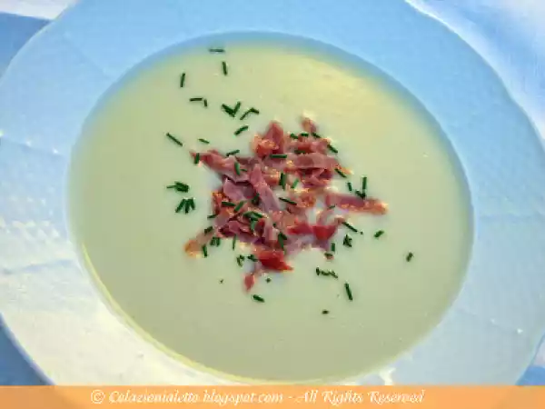 Ricetta Crema di patate con striscioline croccanti di prosciutto crudo