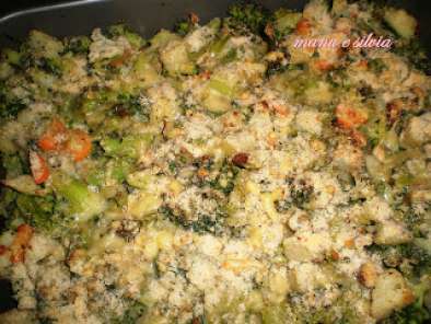 Ricetta Quasi gratin di broccoli e patate dolci