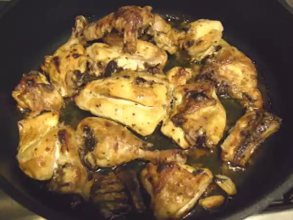 Ricetta Pollo al forno ricetta pseudo cajun e gamberi in salsa con fagiolini