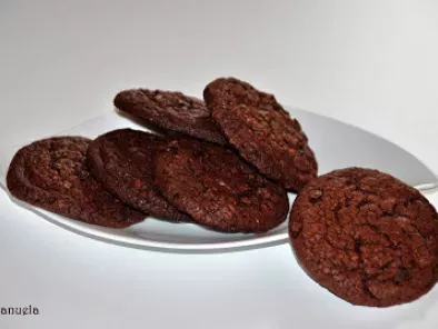 Ricetta Cookies al doppio cioccolato di laura ravaioli.