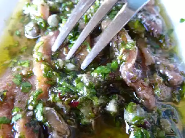 Ricetta Acciughe salate marinate