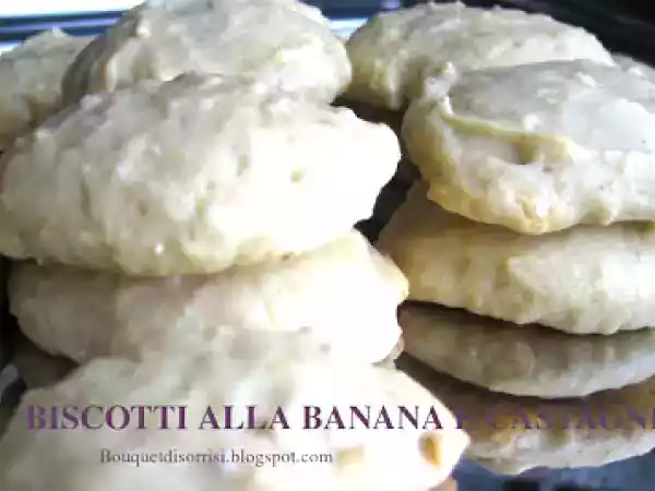 Ricetta Biscotti di banana e castagne