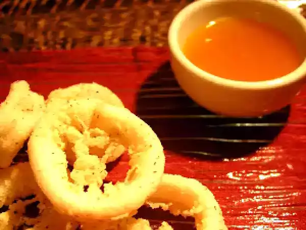 Ricetta Calamari fritti con salsa agrodolce allo zafferano