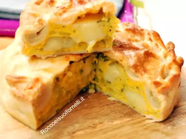 Ricetta Rustica di porro formaggio e zucchine