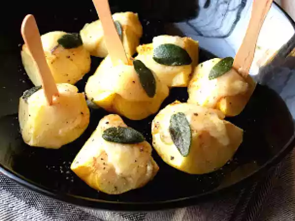 Ricetta Stuzzichini di mela, cacio e pepe
