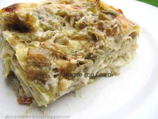 Ricetta Lasagne con i cardi