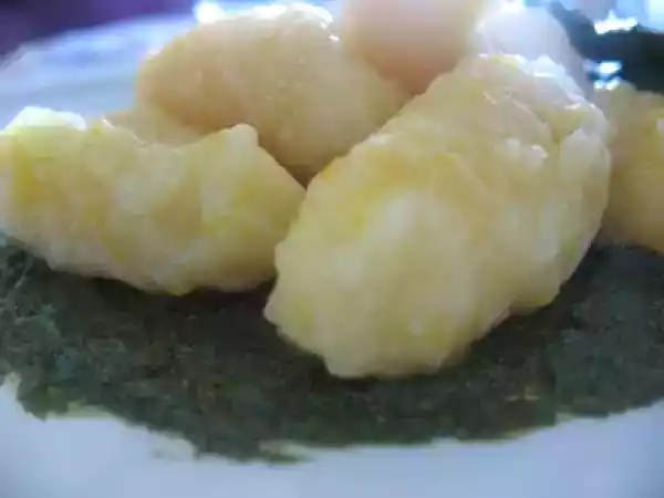Ricetta Gnocchi di zucca al pesto di cavolo nero