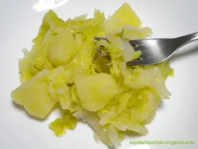 Ricetta Cavolo-verza e patate di casa mia