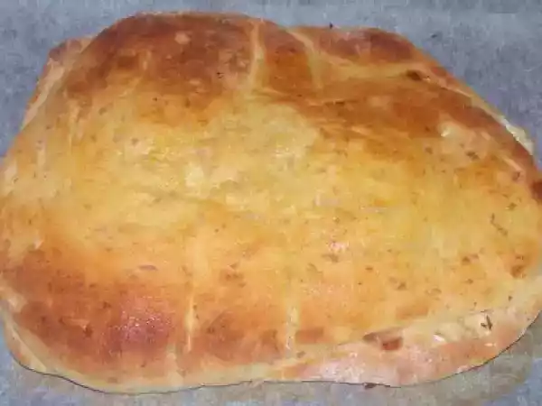Ricetta Focaccia ripiena di prosciutto e formaggio