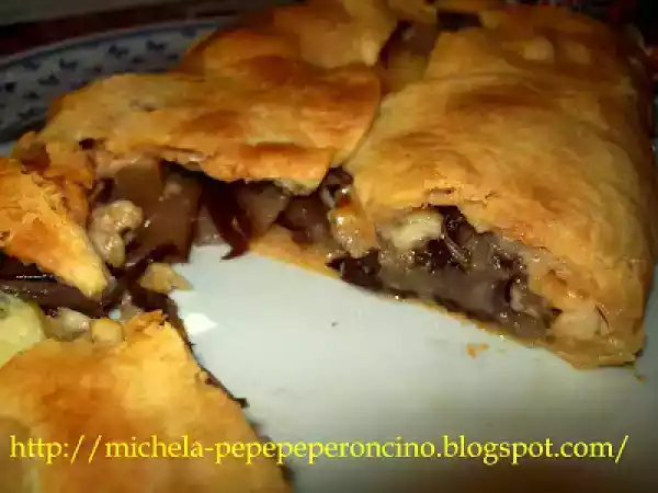Ricetta Strudel di radicchio e scamorza