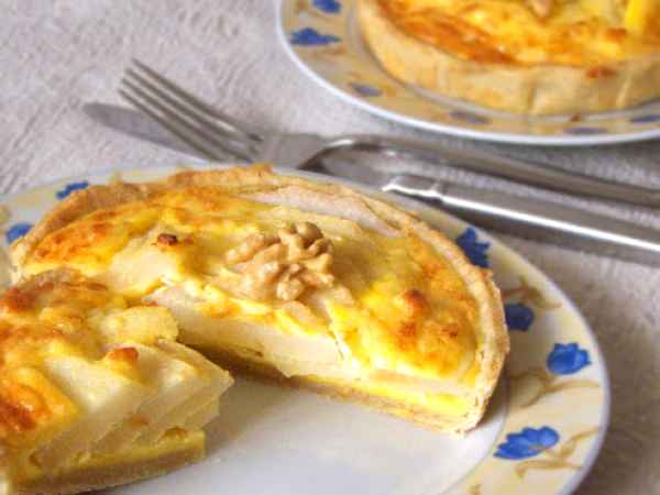 Ricetta Quiche alla pera e caprino