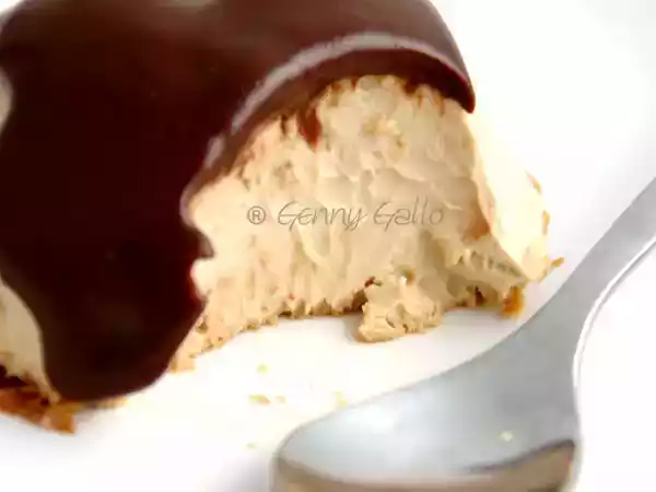 Ricetta Panna cotta al caramello (salato) dentro.