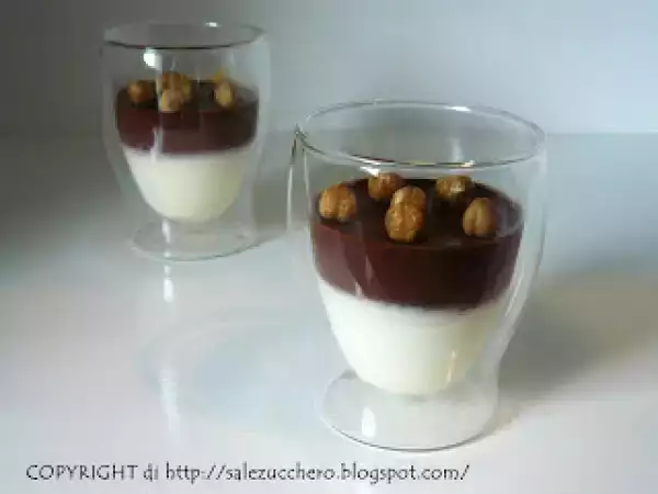 Ricetta Variazione di panna cotta, nocciole