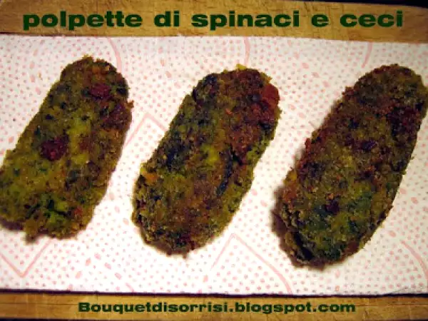Ricetta Polpette di spinaci e ceci