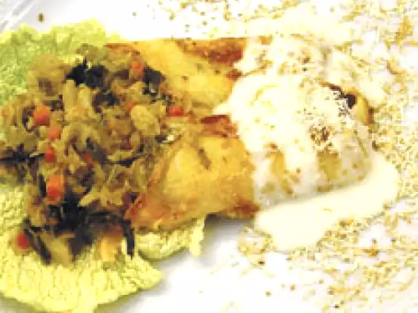 Ricetta Crespelle di verze e salsiccia