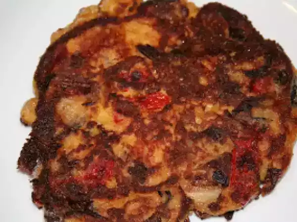 Ricetta Frittatine di radicchio e peperoni