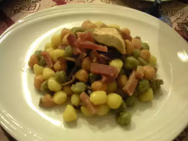 Ricetta Chicche tricolore speck e porcini