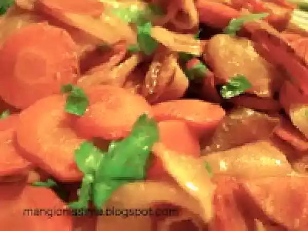 Ricetta Contorno di carote e rape bianche