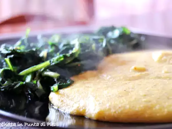 Ricetta Polenta di storo e tarassaco